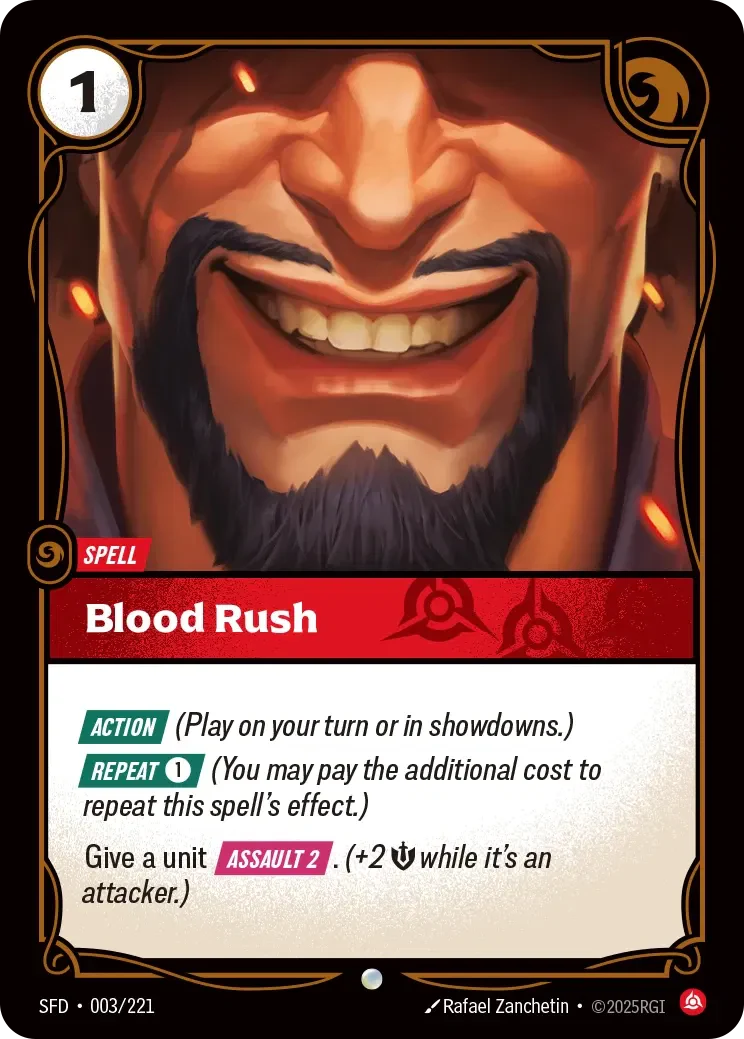 Blood Rush - 003/221 (SFD) Common