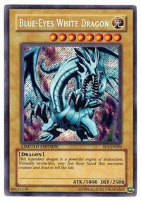 Blue-Eyes White Dragon (FL1-EN001) Secret Rare Near Mint Limited Edition