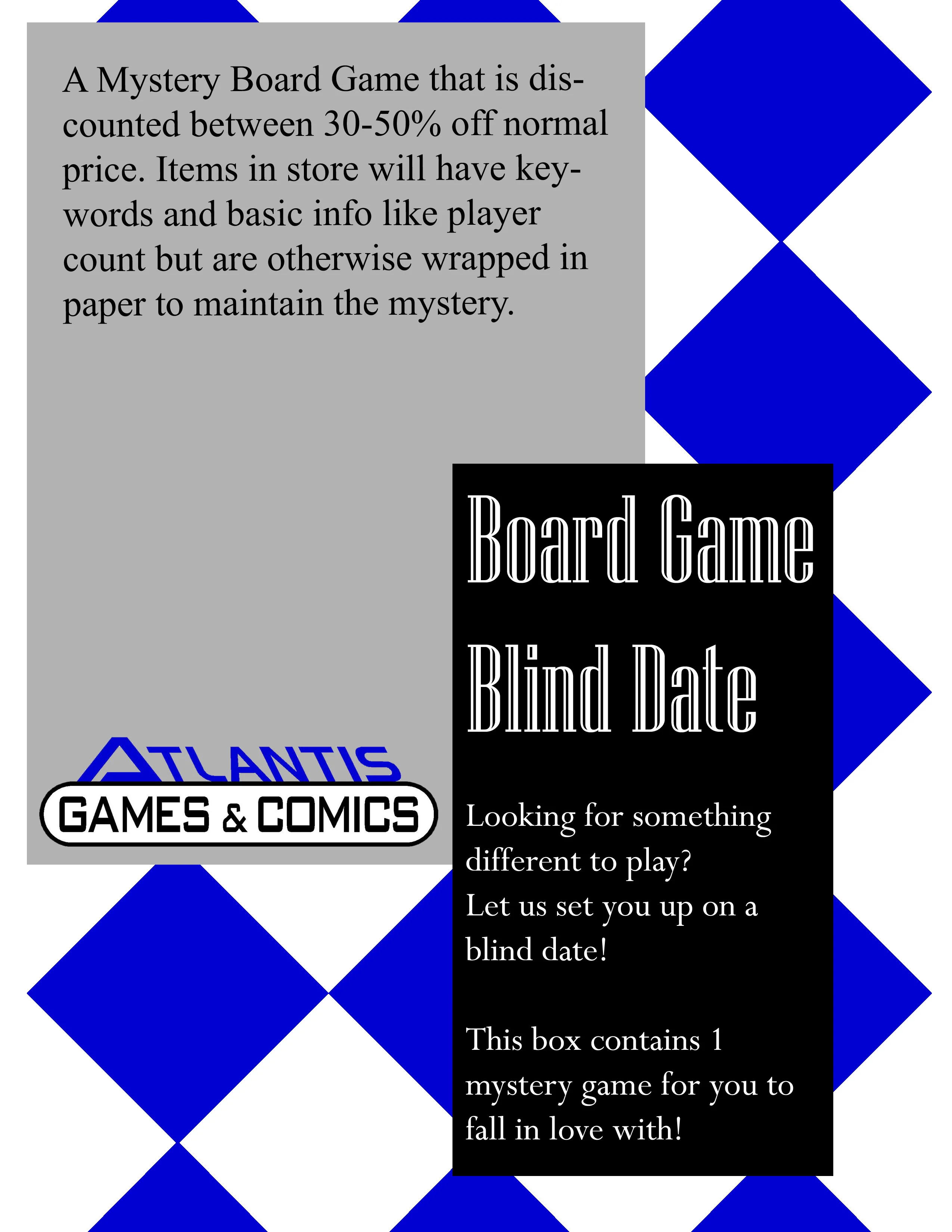 Board Game Blind Date - $40 - Image 2