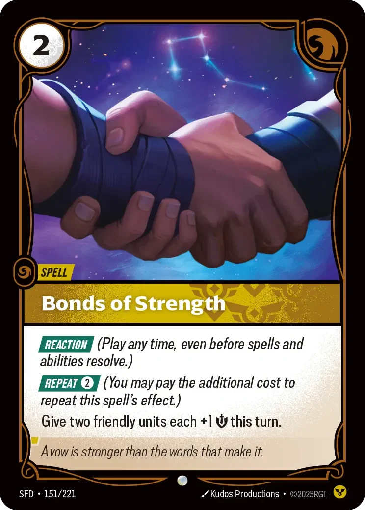 Bonds of Strength - 151/221 (SFD) Common