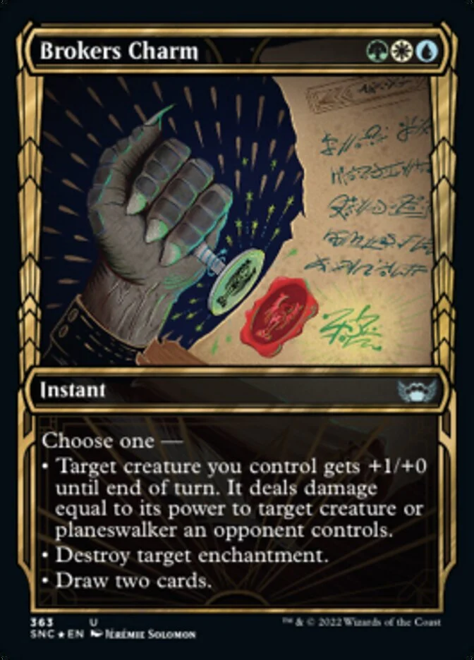Brokers Charm [ #363 Gilded Foil ] (SNC-U)