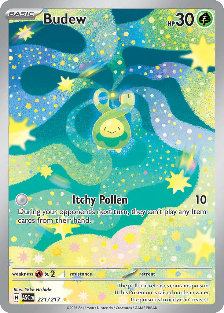 Budew - 221/217 (ASC) Illustration Rare