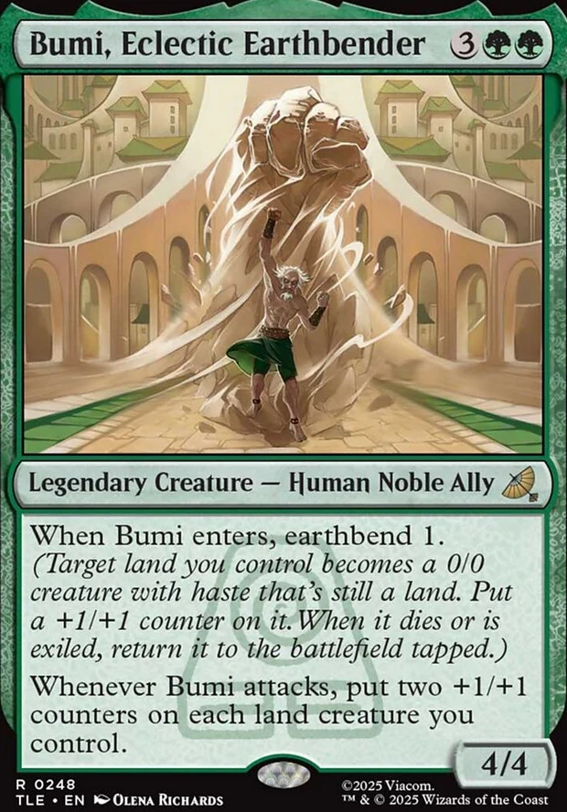 Bumi, Eclectic Earthbender [ #0248 ] (TLE-R) - Image 2