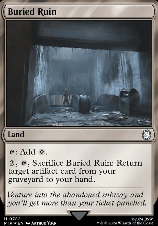 Buried Ruin [#0782 Surge Foil] (PIP-U)