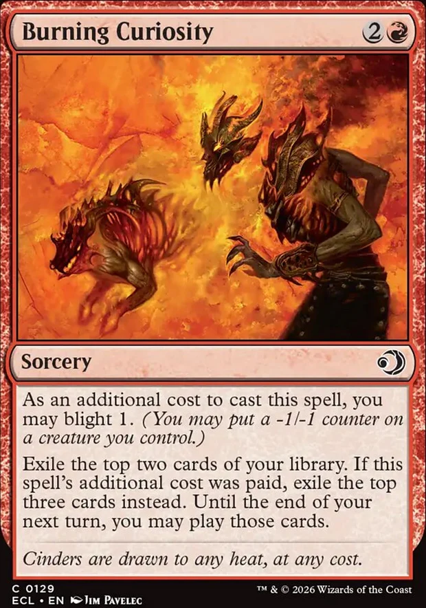 Burning Curiosity [ #0129 ] (ECL-C)