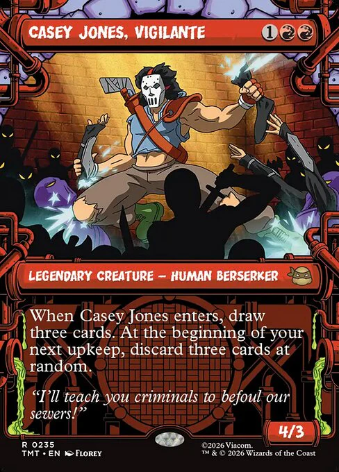 Casey Jones, Vigilante [ #0235 Sewer Frame Showcase ] (TMT-R) - Image 2