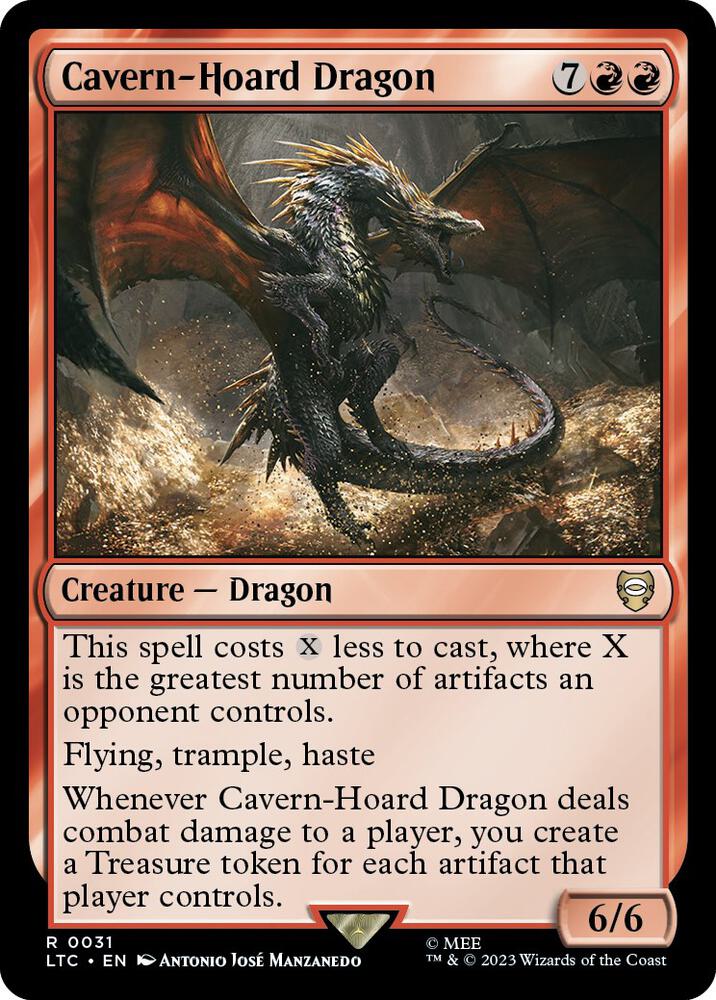Cavern-Hoard Dragon [#0031] (LTC-R) Damaged