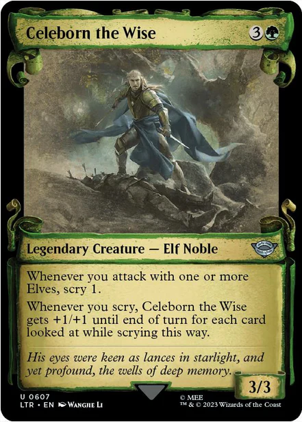 Celeborn the Wise [#0607 Showcase Scrolls] (LTR-U)