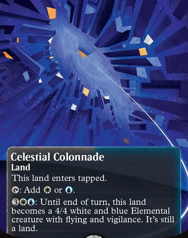 Celestial Colonnade [ #0142 Galaxy Foil Poster Stellar Sights ] (EOS-R)