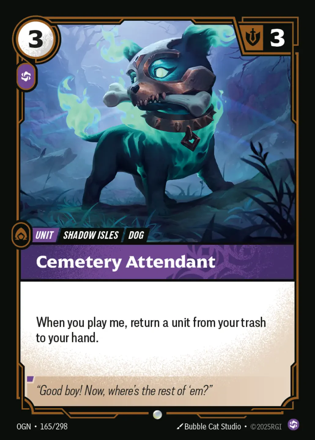 Cemetery Attendant - 165/298 (OGN) Common