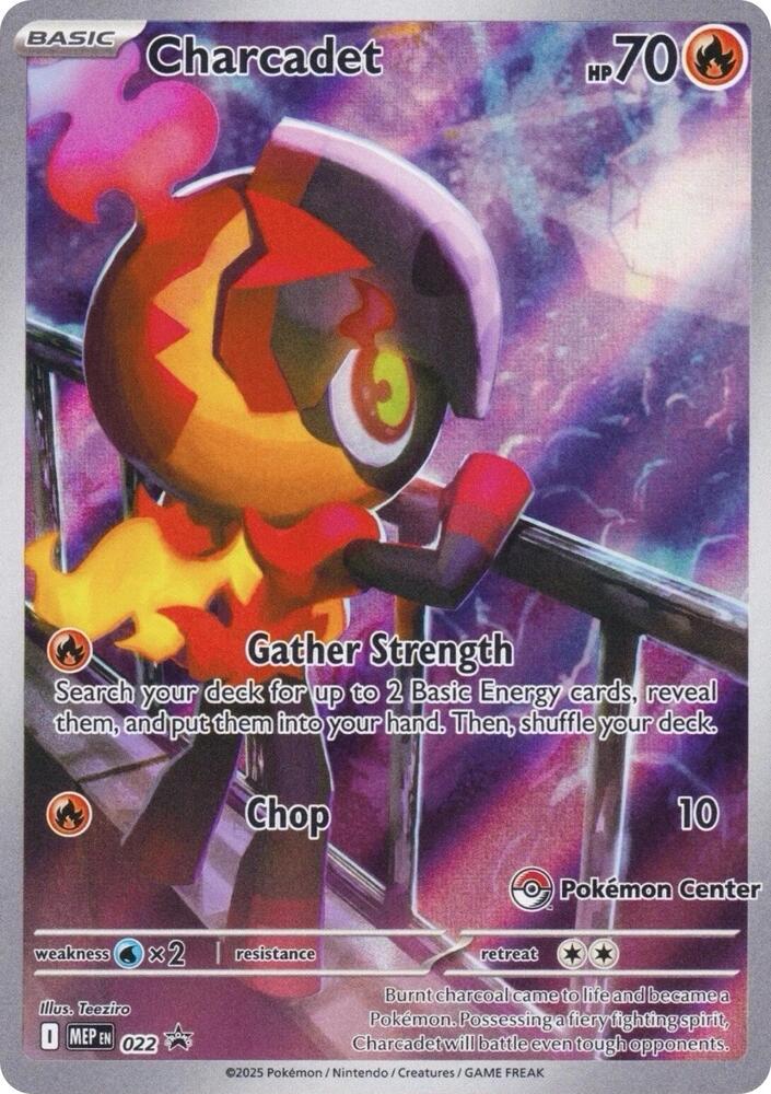 Charcadet - 022 (Pokemon Center Exclusive) - ME: Mega Evolution Promo (MEP) Near Mint