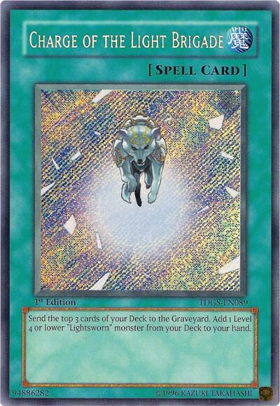 Charge of the Light Brigade (TDGS-EN089) Secret Rare - Near Mint Unlimited