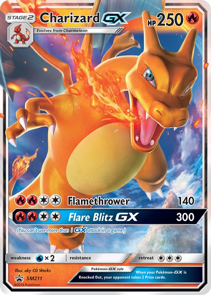 Charizard GX - SM211 (SM:PR) Promo - Light Play Holofoil