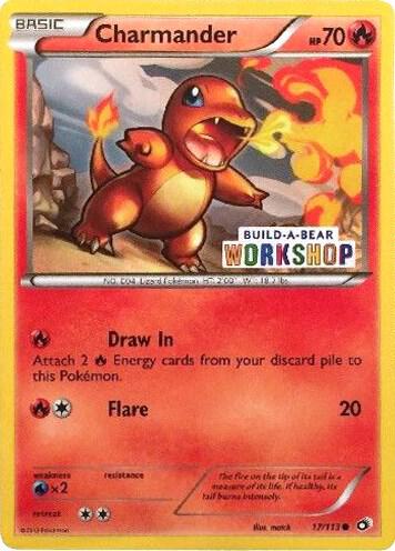Charmander (17/113) Build-A-Bear Workshop Exclusive - Light Play