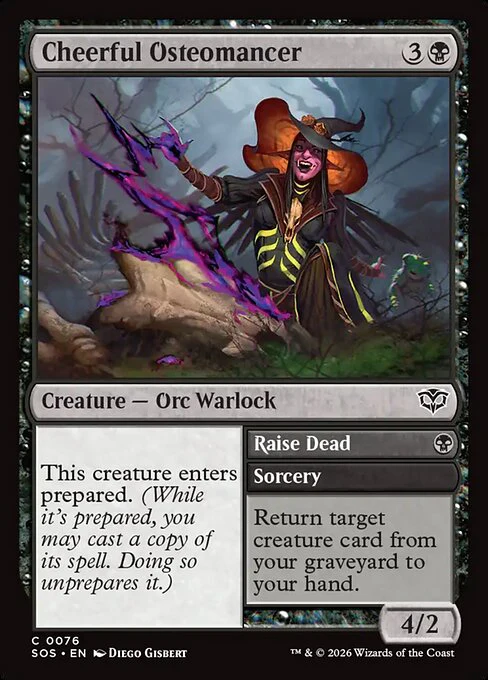 Cheerful Osteomancer // Raise Dead [ #0076 ] (SOS-C)