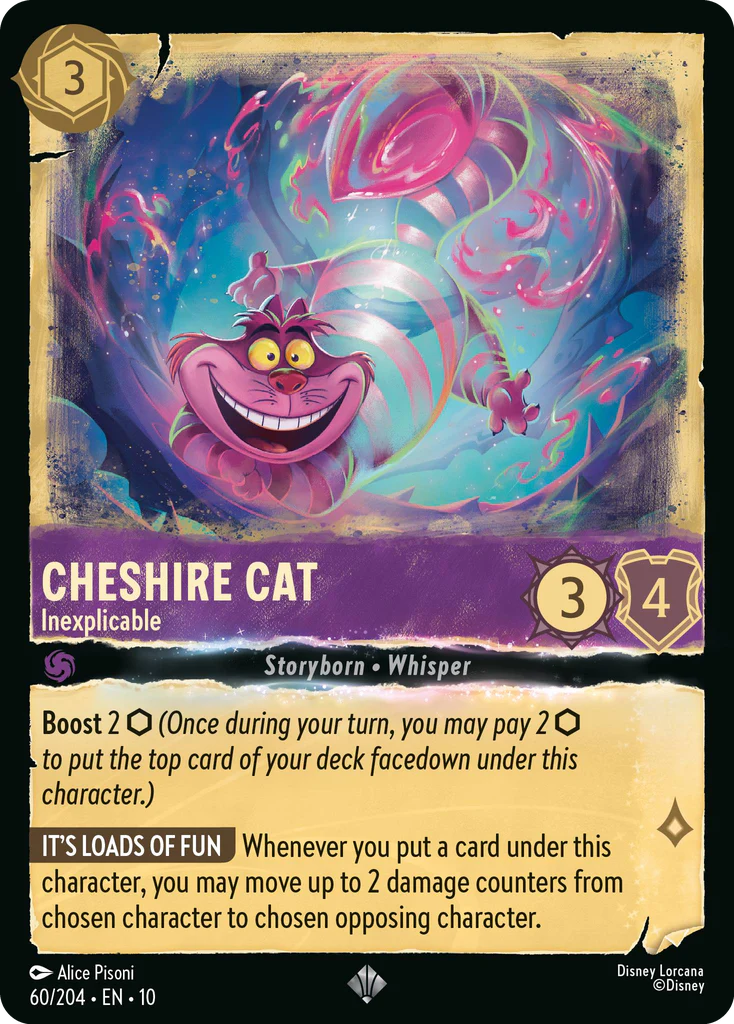 Cheshire Cat - Inexplicable (060/204 - Whispers in the Well) Super Rare