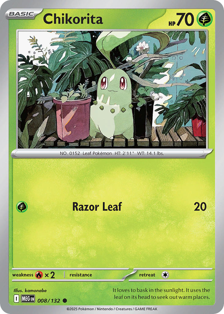 Chikorita - 008/132 (MEG) Common