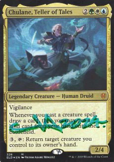 Chulane, Teller of Tales [#326] (ELD-M-FOIL)[Artist Signature]