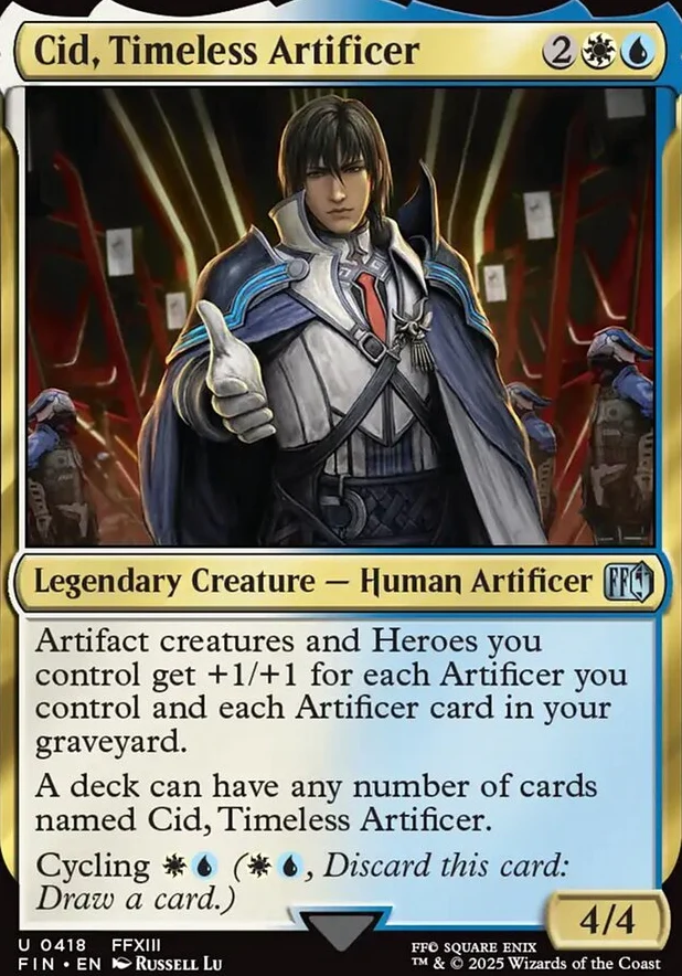 Cid, Timeless Artificer [ #0418 Alternate Art Cids ] (FIN-U) - Image 2