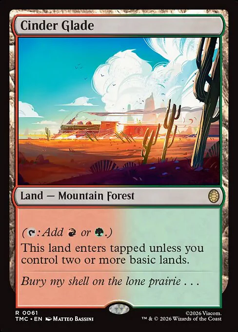 Cinder Glade [ #0061 Surge Foil ] (TMC-R)