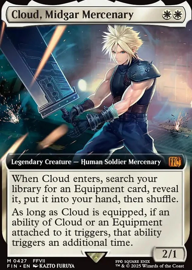 Cloud, Midgar Mercenary [ #0427 Extended Art ] (FIN-M) - Image 2