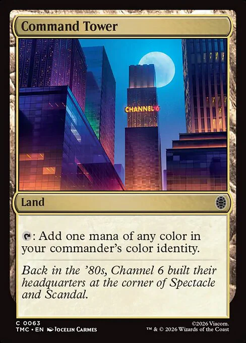 Command Tower [ #0063 Surge Foil ] (TMC-C)