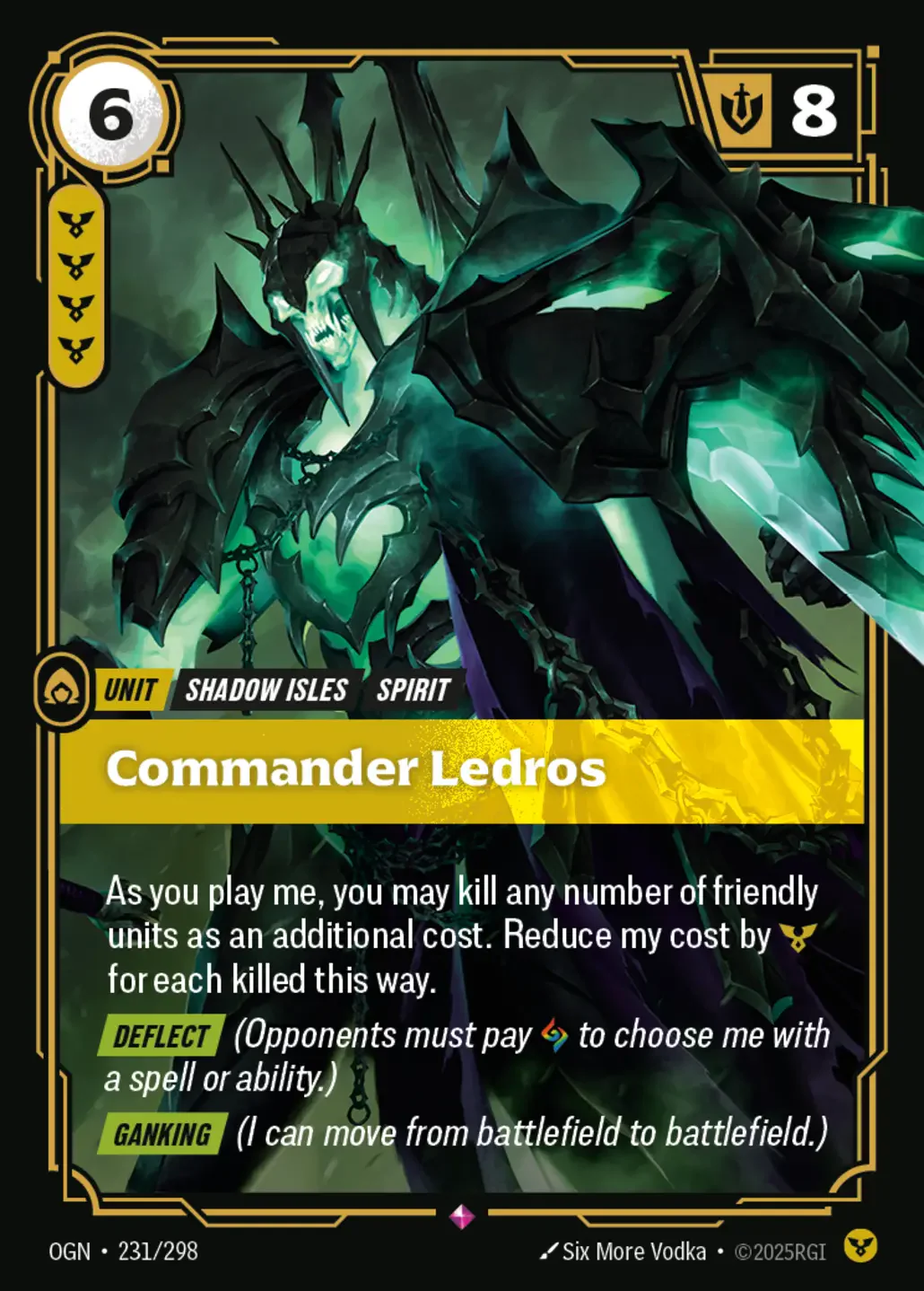 Commander Ledros - 231/298 (OGN) Rare
