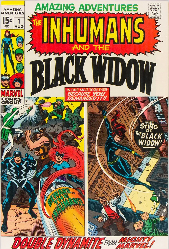 Amazing Adventures (1970 Series) #1 (3.0) First solo Inhumans story, Black Widow debuts New Costume