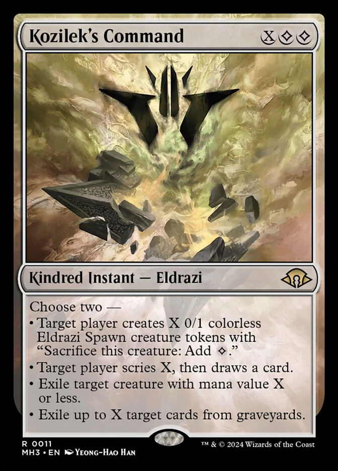 Kozilek's Command [ #0011 ] (MH3-R) Heavy Play