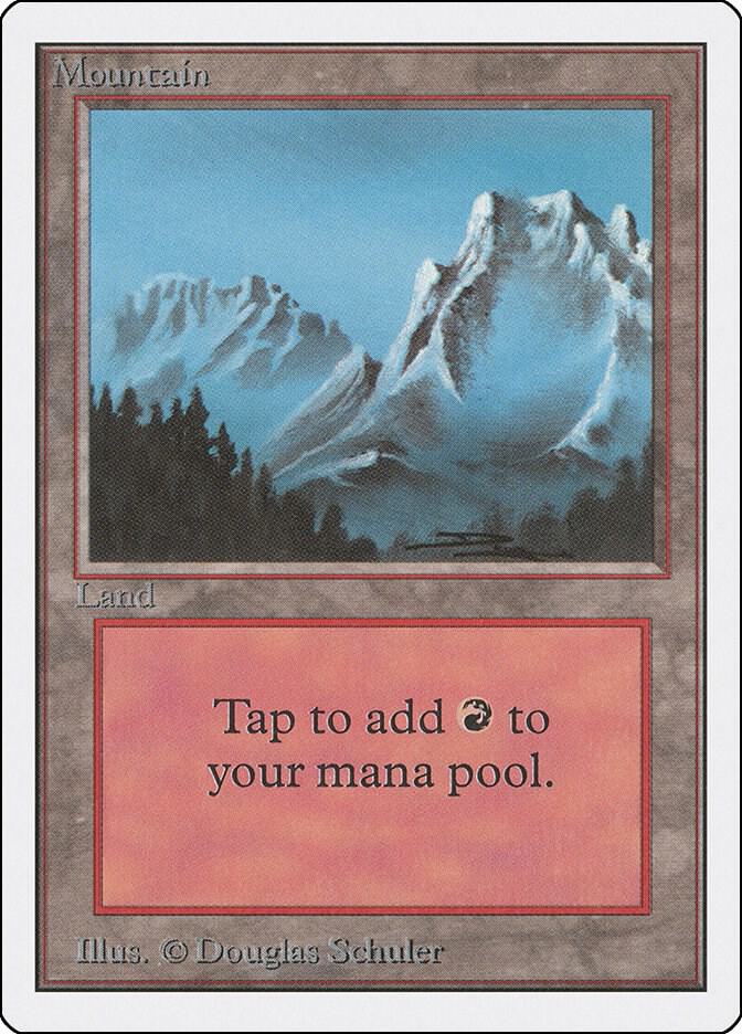 Mountain [#299] (2ED-C) Moderate Play