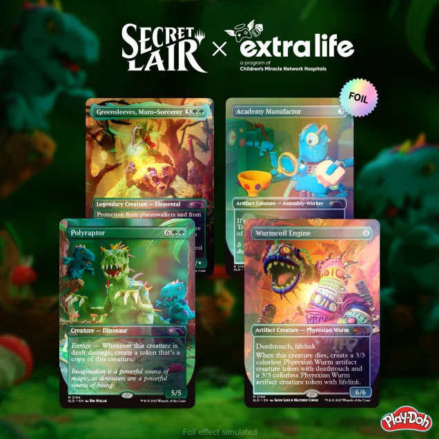 MTG: Secret Lair - Extra Life x Play-Doh: Squishful Thinking Foil Edition