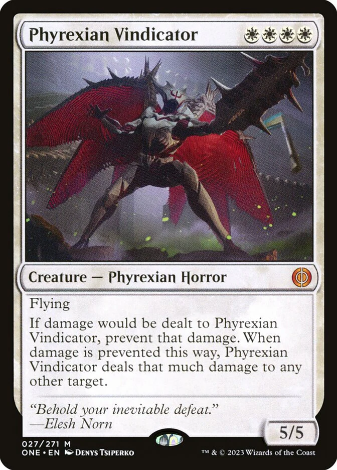 Phyrexian Vindicator (ONE-M) Light Play