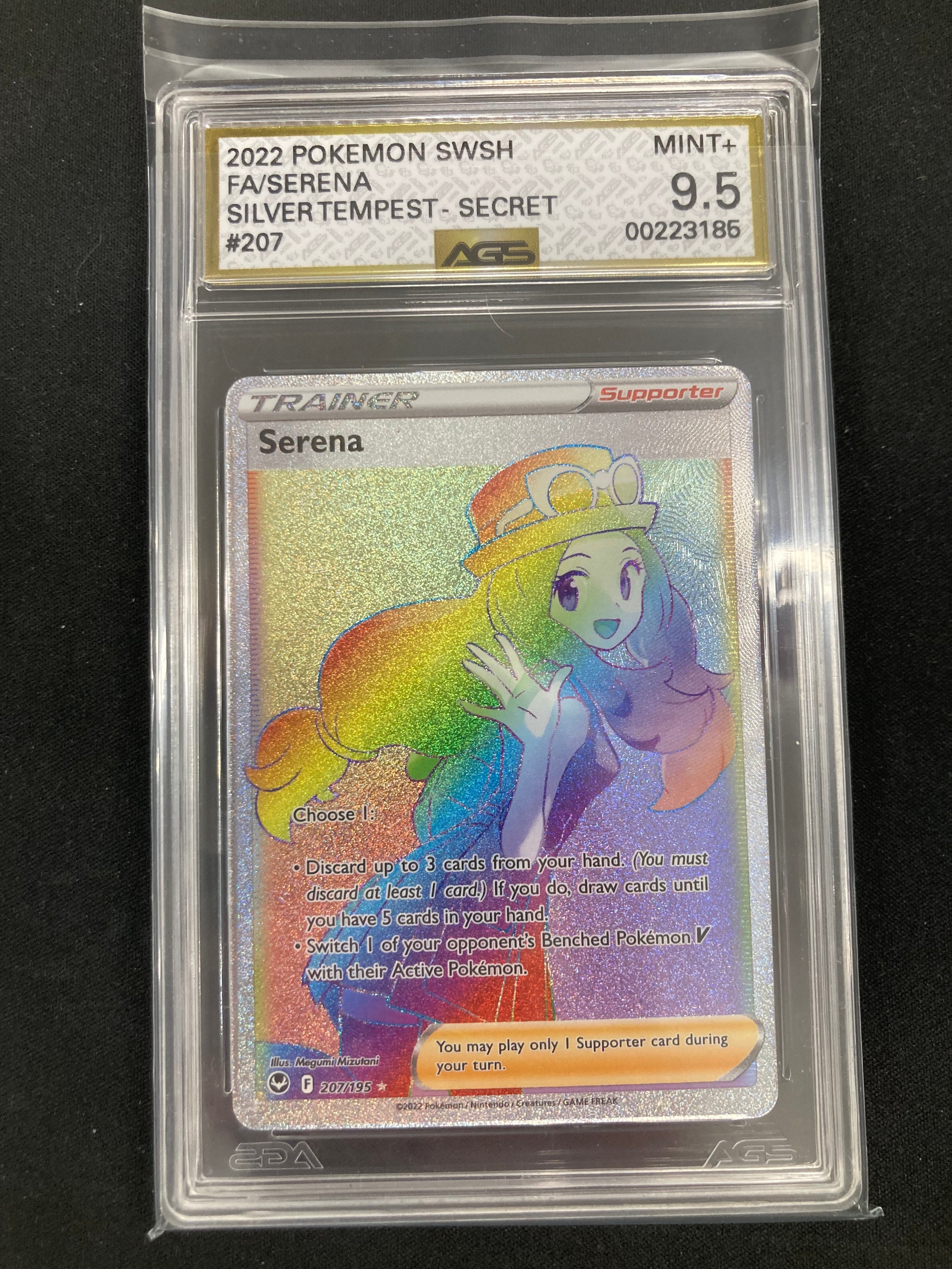 Serena (Secret) - 207/195 (SWSH12) Secret Rare - Near Mint Holofoil (AGS - 9.5)