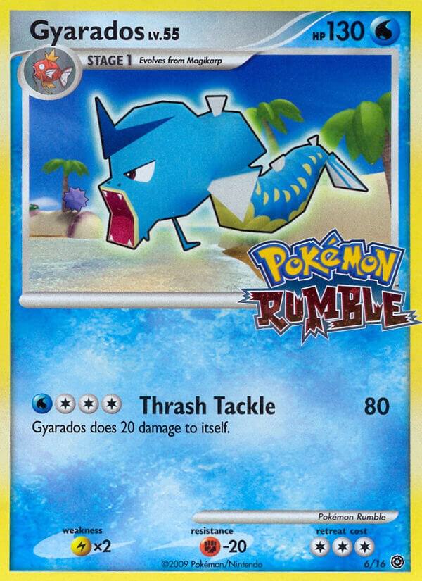 Gyarados - 06/16 (RUM) Promo - Heavy Play Holofoil