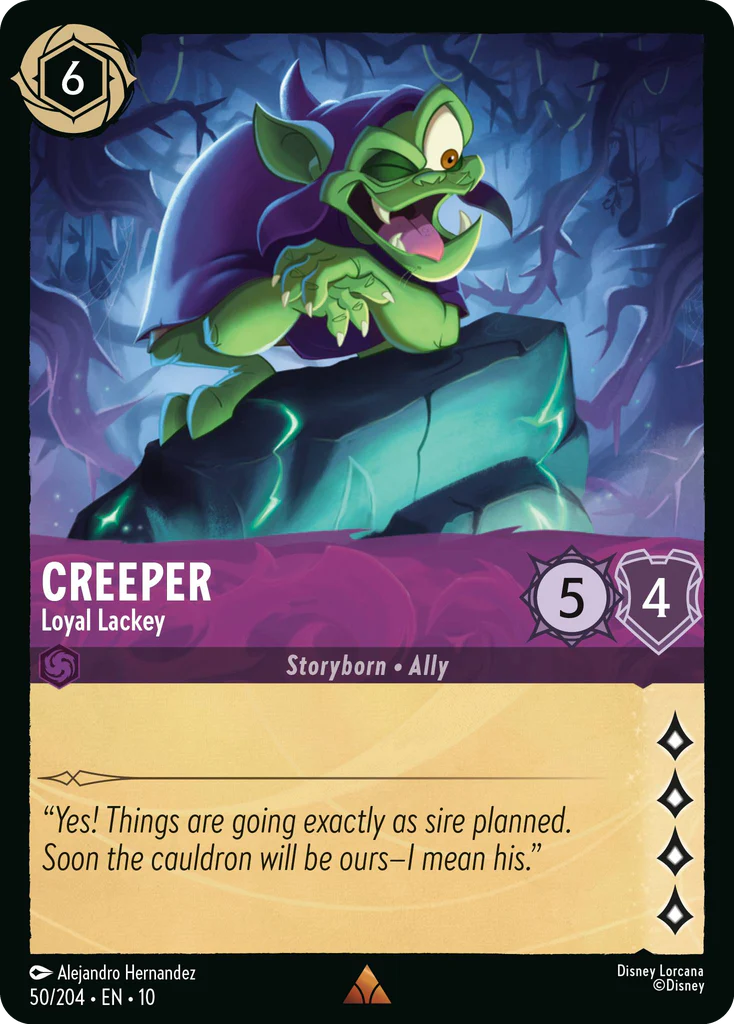 Creeper - Loyal Lackey (050/204 - Whispers in the Well) Rare