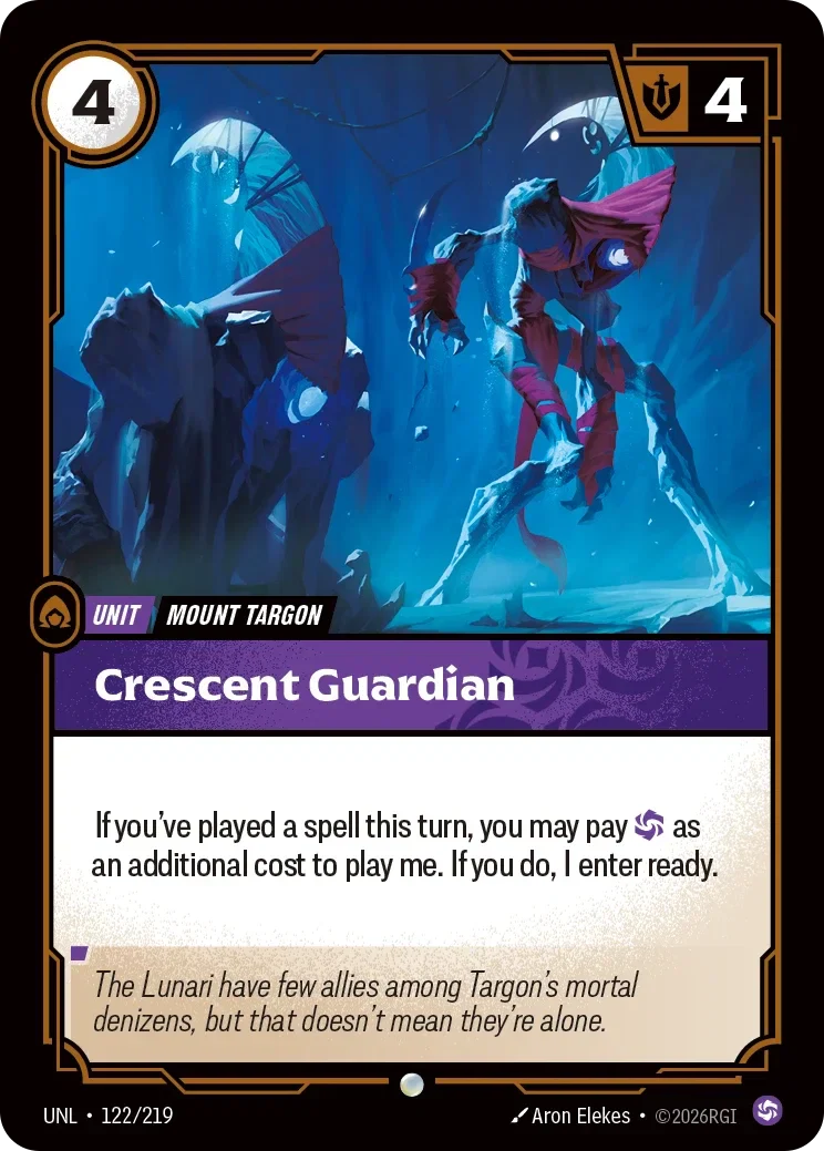 Crescent Guardian - 122/219 (UNL)  Common