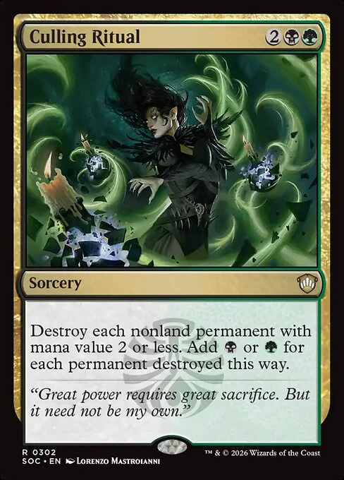 Culling Ritual [ #0302 ] (SOC-R)