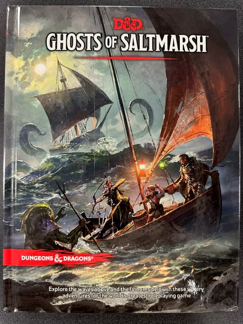 D&D 5E: Adventure 10 - Ghosts of Saltmarsh - for levels 1 - 12 (USED)