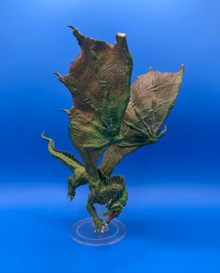 D&D Miniatures: Icons of the Realms - Premium Figure: Adult Green Dragon (USED) Out of Box/Broken - Image 5