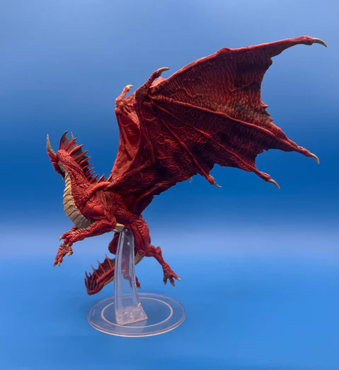 D&D Miniatures: Icons of the Realms - Premium Figure: Adult Red Dragon (USED) Out of Box - Image 2