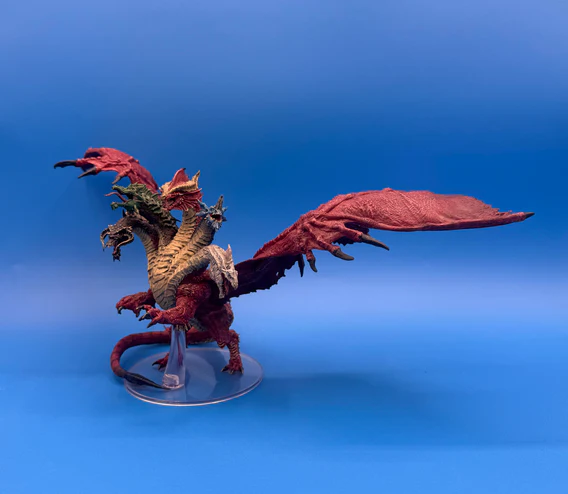 D&D Miniatures: Icons of the Realms - Premium Figure: Aspect of Tiamat (USED) Out of Box - Image 4
