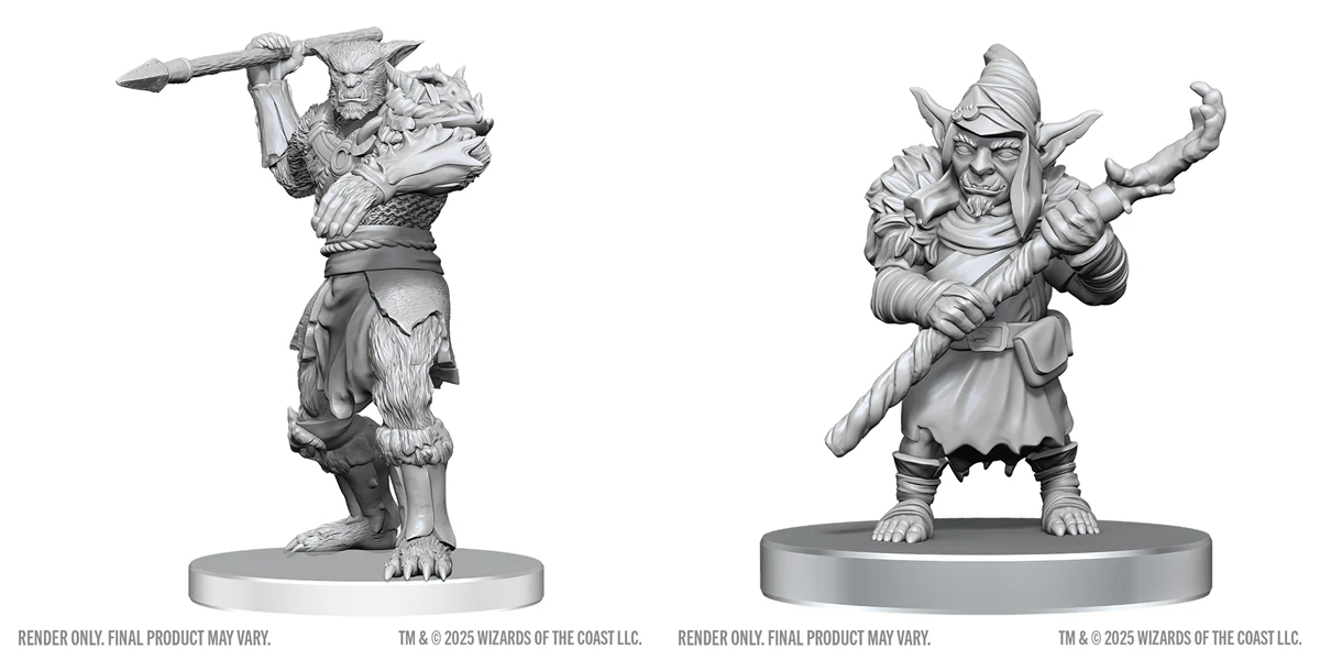 D&D: Nolzur's Marvelous Miniatures - Bugbear Stalker & Goblin Hexer (90808)