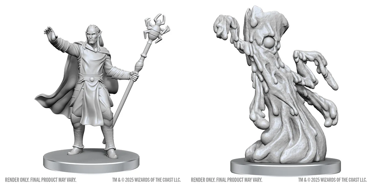 D&D: Nolzur's Marvelous Miniatures - Drow Mage & Yochlol (90858)