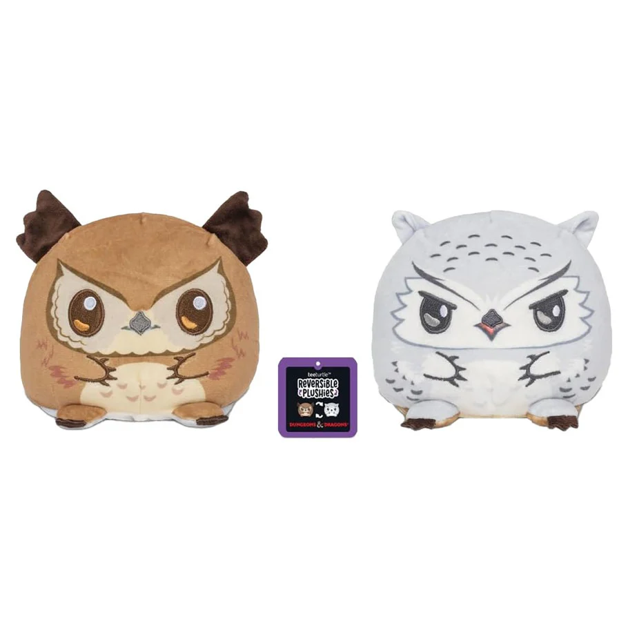 D&D Reversible Plushies 4" - Owl Bear/Snow Owl Bear