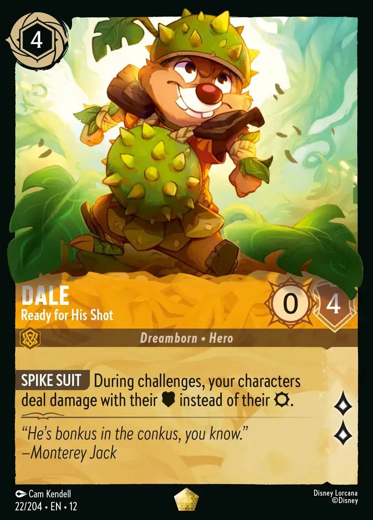 Dale - Ready for His Shot (Wilds Unknown 022/204) Legendary