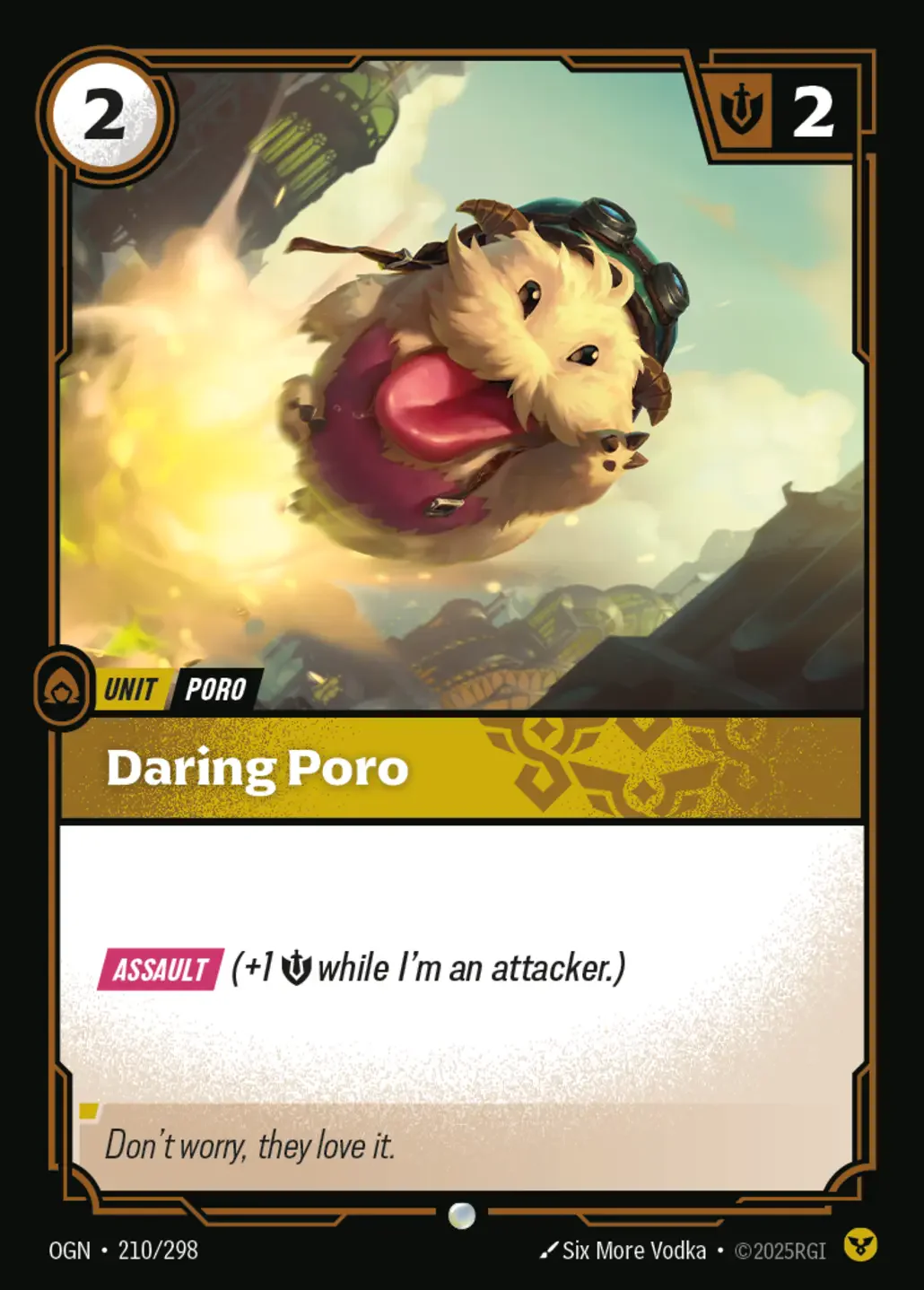 Daring Poro - 210/298 (OGN) Common