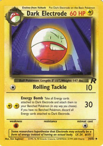 Dark Electrode - 34/82 (TR) Uncommon Light Played Unlimited