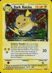 Dark Raichu - 83/82 (TR) Secret Rare - Near Mint Unlimited