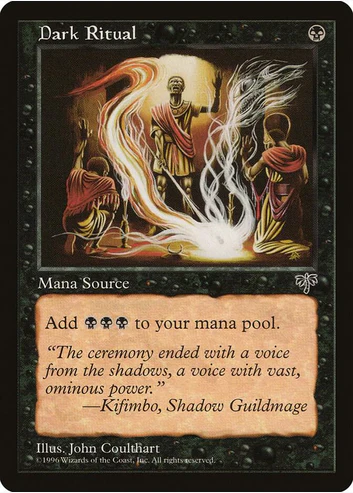 Dark Ritual (MIR-C) Heavy Play