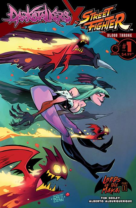 DARKSTALKERS X STREET FIGHTER BLOOD THRONE #1 (ONE SHOT) CVR B BRETT BEAN VAR  Previously FOC'd on 4/28/2025